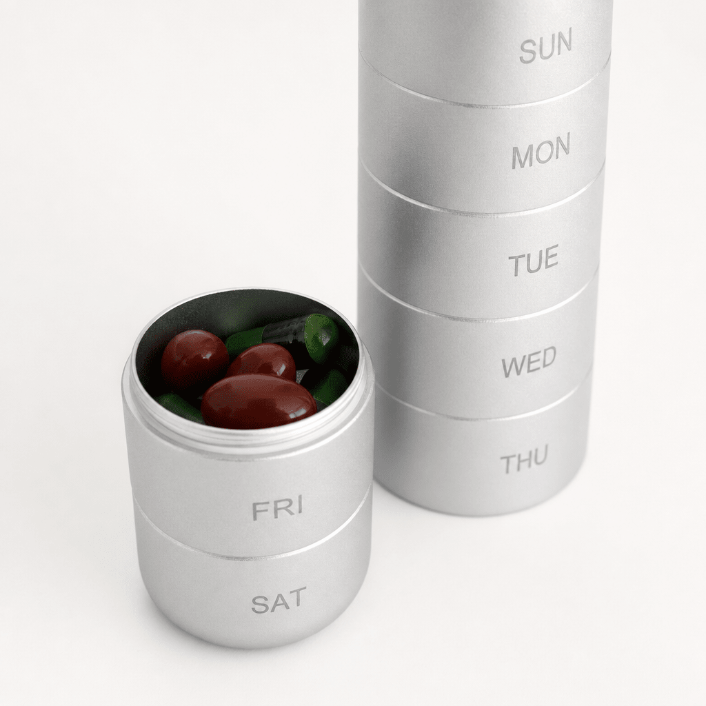 Minimalistic Pill Organizer - livv